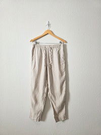 LL Bean Striped Linen Pants (8)