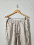 LL Bean Striped Linen Pants (8)