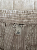 LL Bean Striped Linen Pants (8)
