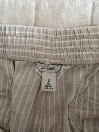 LL Bean Striped Linen Pants (8)