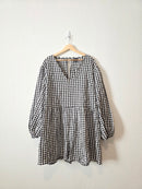 Asos Gingham Puff Sleeve Romper (18)