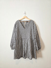 Asos Gingham Puff Sleeve Romper (18)