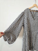 Asos Gingham Puff Sleeve Romper (18)