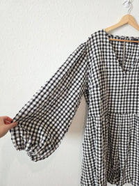 Asos Gingham Puff Sleeve Romper (18)