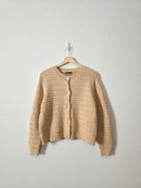 Textured Cotton Cardigan (L)