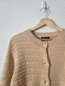 Textured Cotton Cardigan (L)