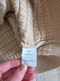 Textured Cotton Cardigan (L)