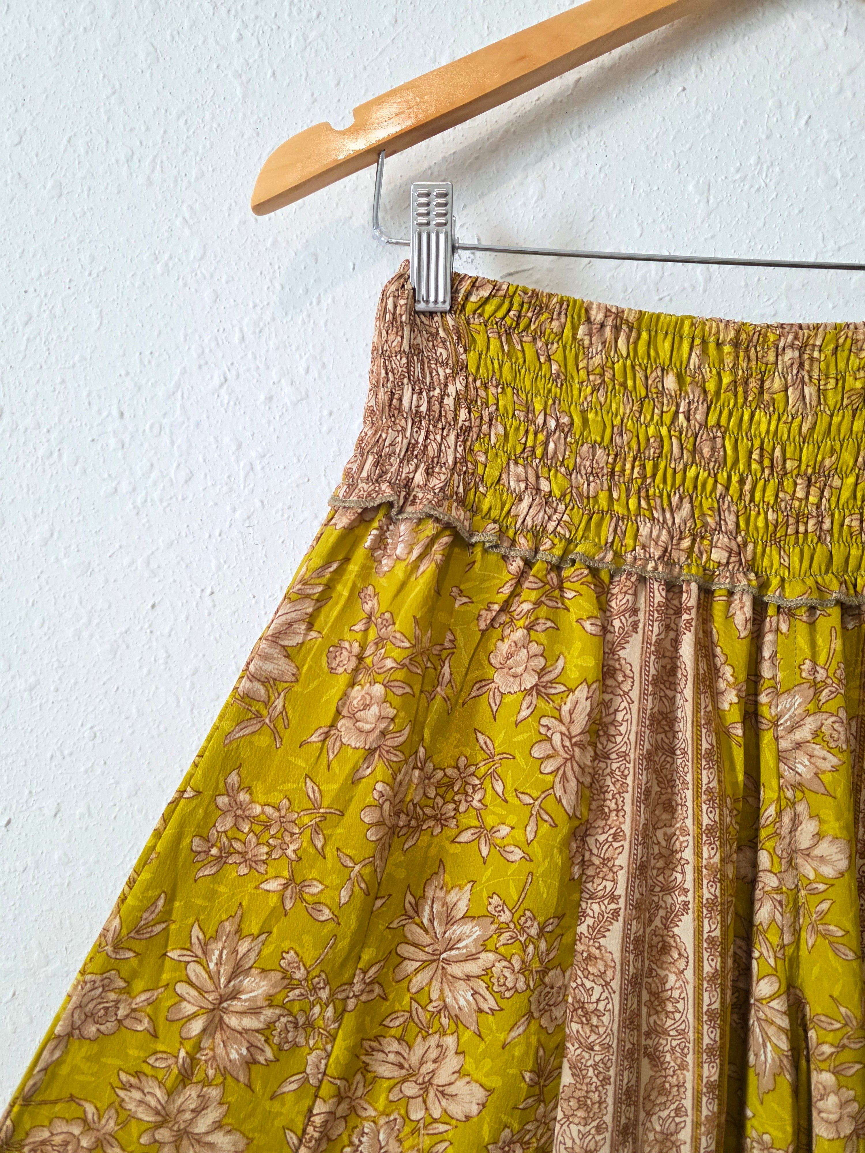 Floral Wide Leg Flowy Pants (XS-L)