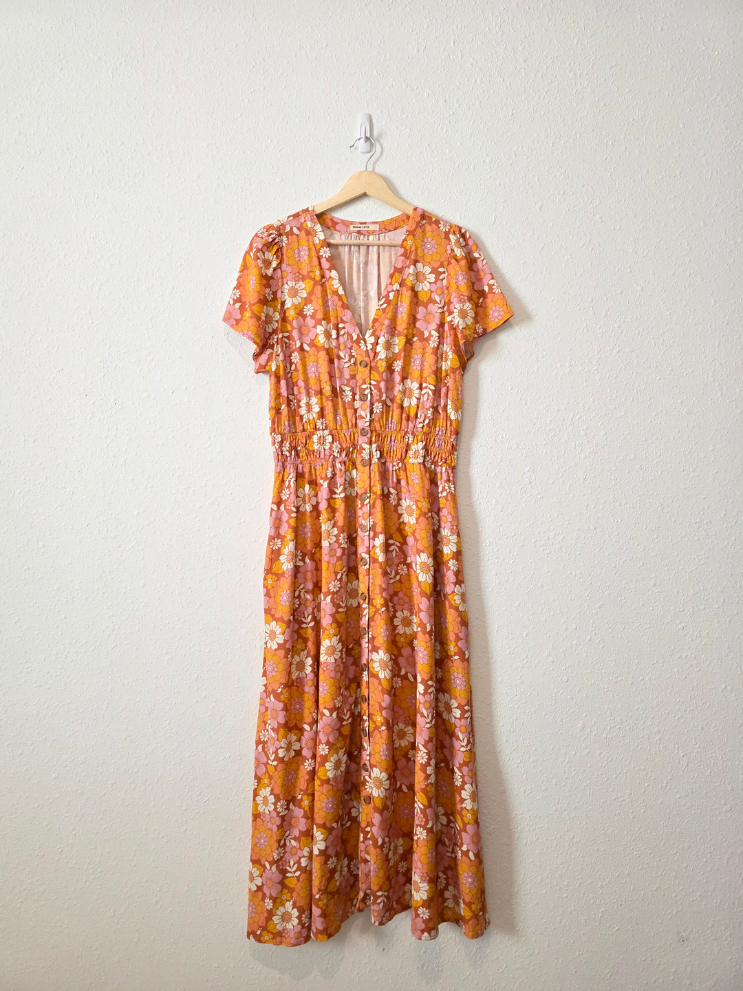 Marine Layer Colorful Floral Dress (L)