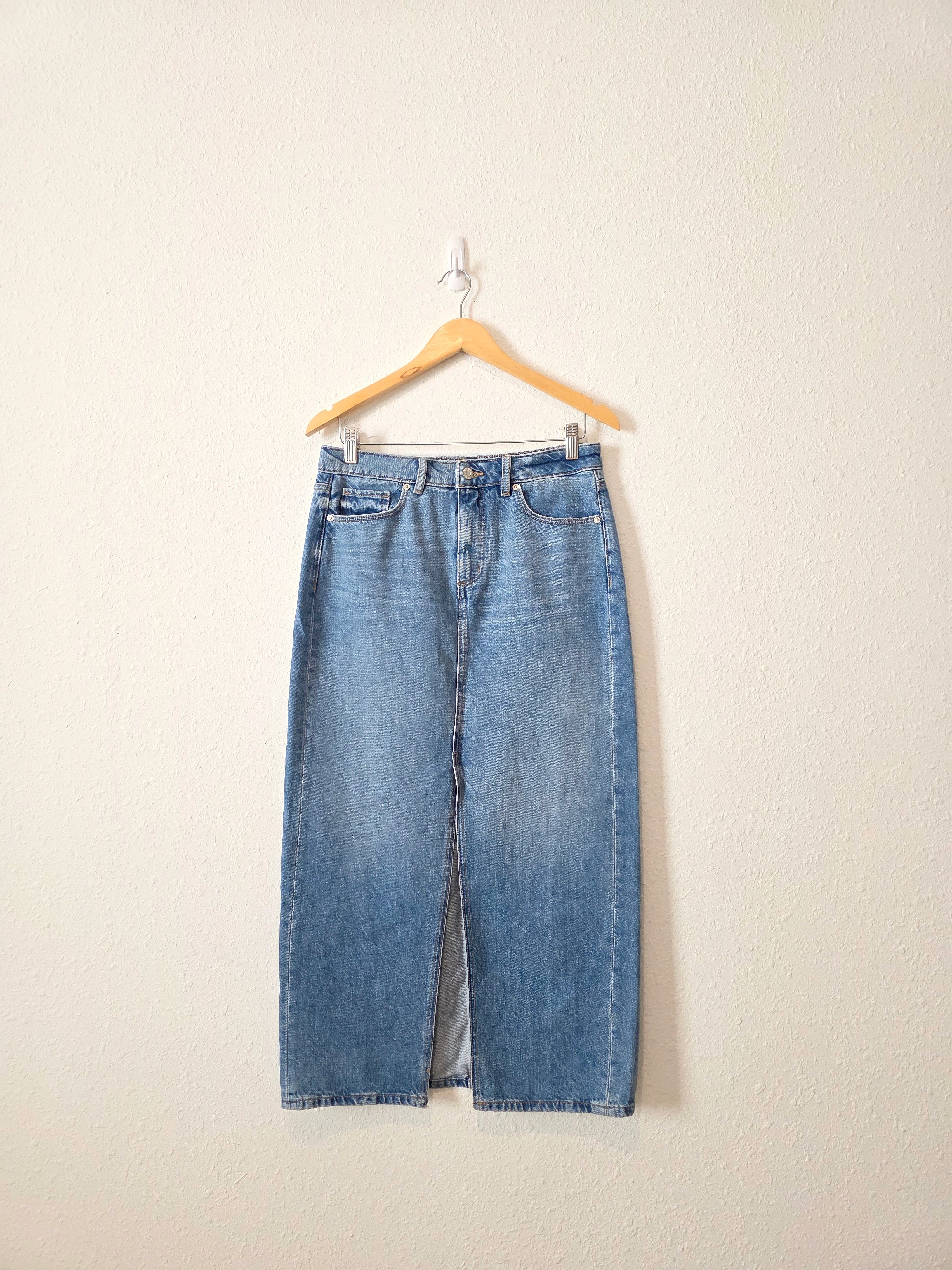 Loft Denim Maxi Skirt (2)