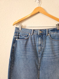 Loft Denim Maxi Skirt (2)