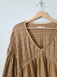 Free People Oversized Gauze Top (XS)