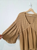 Free People Oversized Gauze Top (XS)