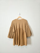 Free People Oversized Gauze Top (XS)