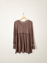 Free People Brown Tunic (XS)