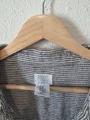 Striped Linen Button Up (2X)