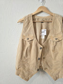 NEW Cropped Corduroy Vest (XL)