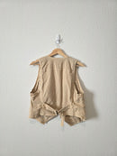 NEW Cropped Corduroy Vest (XL)