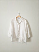 White Linen Button Up (S)