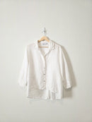 White Linen Button Up (S)