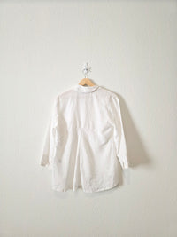 White Linen Button Up (S)