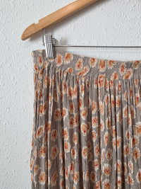 Vintage Floral Maxi Skirt (L)