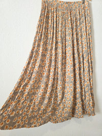 Vintage Floral Maxi Skirt (L)