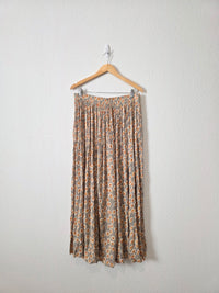 Vintage Floral Maxi Skirt (L)