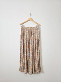 Vintage Floral Maxi Skirt (L)