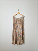 Vintage Floral Maxi Skirt (L)