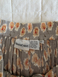 Vintage Floral Maxi Skirt (L)