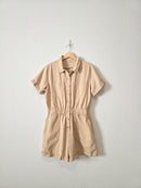Neutral Cotton Romper (M)