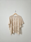 Floral Crochet Oversized Top (S)