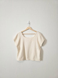 Madewell Ribbed Cotton Top (S)