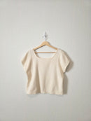Madewell Ribbed Cotton Top (S)