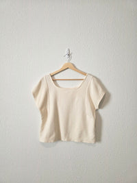 Madewell Ribbed Cotton Top (S)