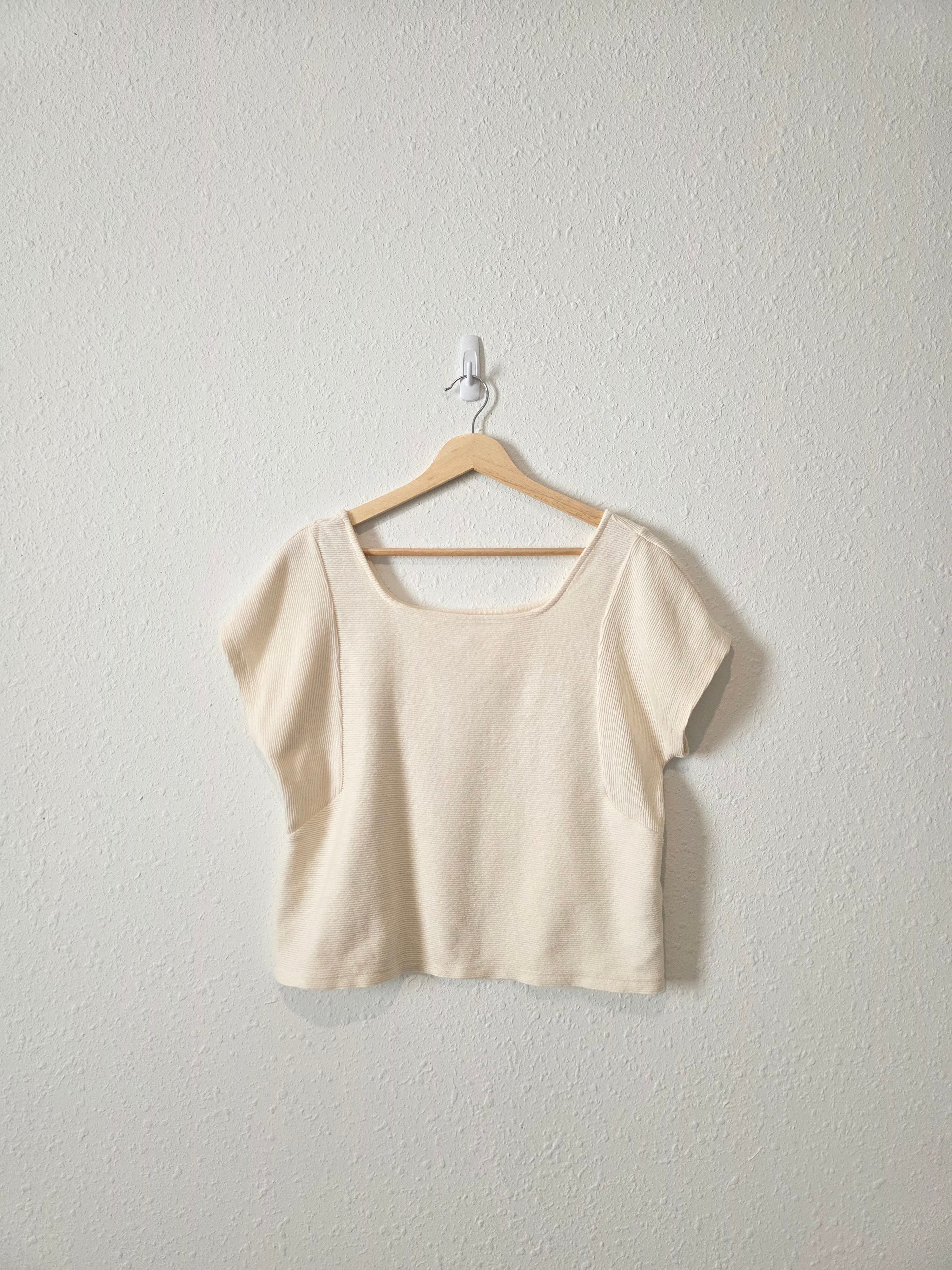 Madewell Ribbed Cotton Top (S)