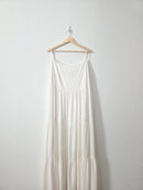 Ivory Tiered Maxi Dress (2X)