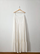 Ivory Tiered Maxi Dress (2X)