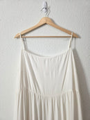 Ivory Tiered Maxi Dress (2X)