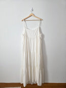 Ivory Tiered Maxi Dress (2X)