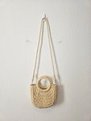Small Straw Crossbody Purse