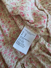 Colorful Floral Babydoll Top (M)