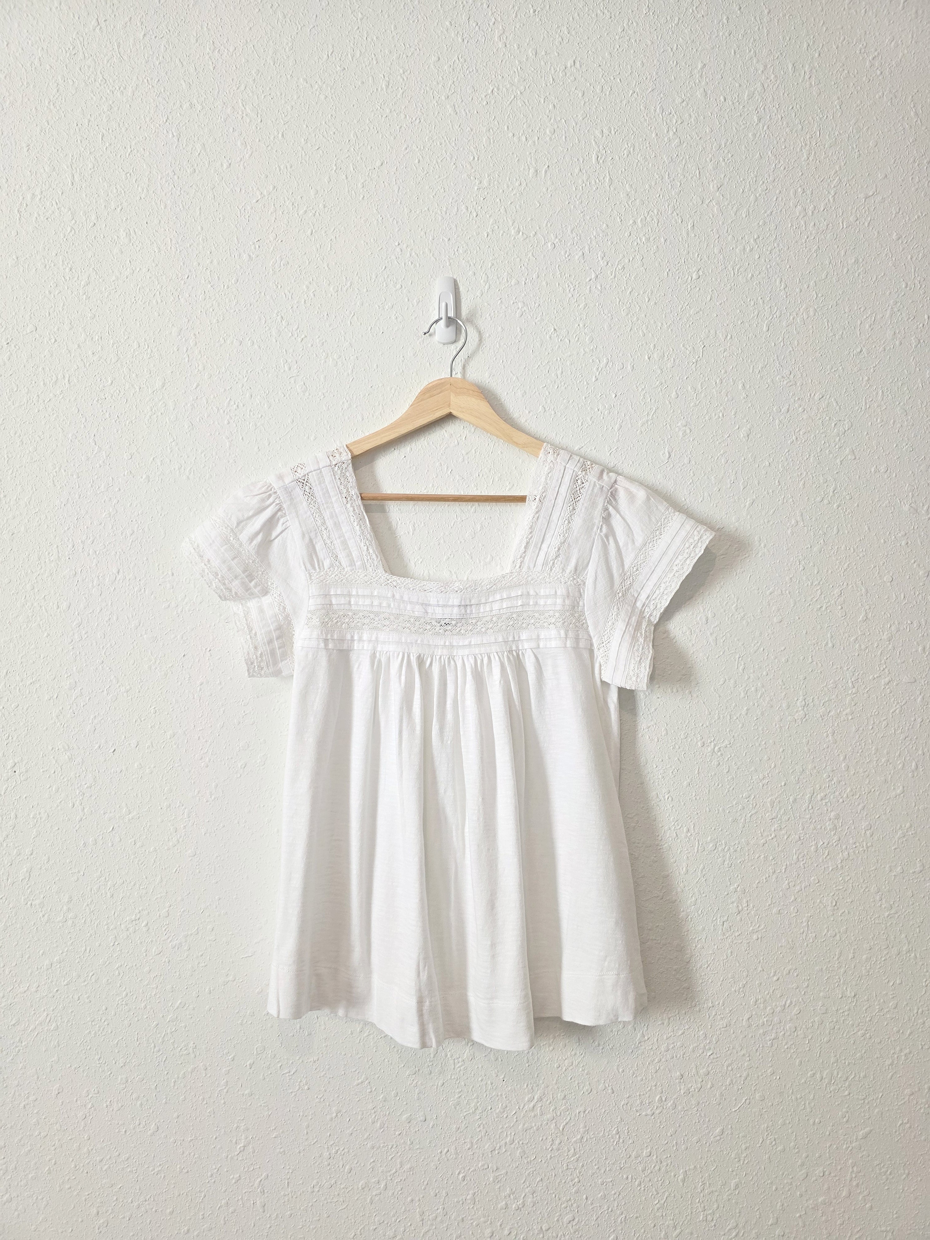 Wyse Cotton Lace Top (S)