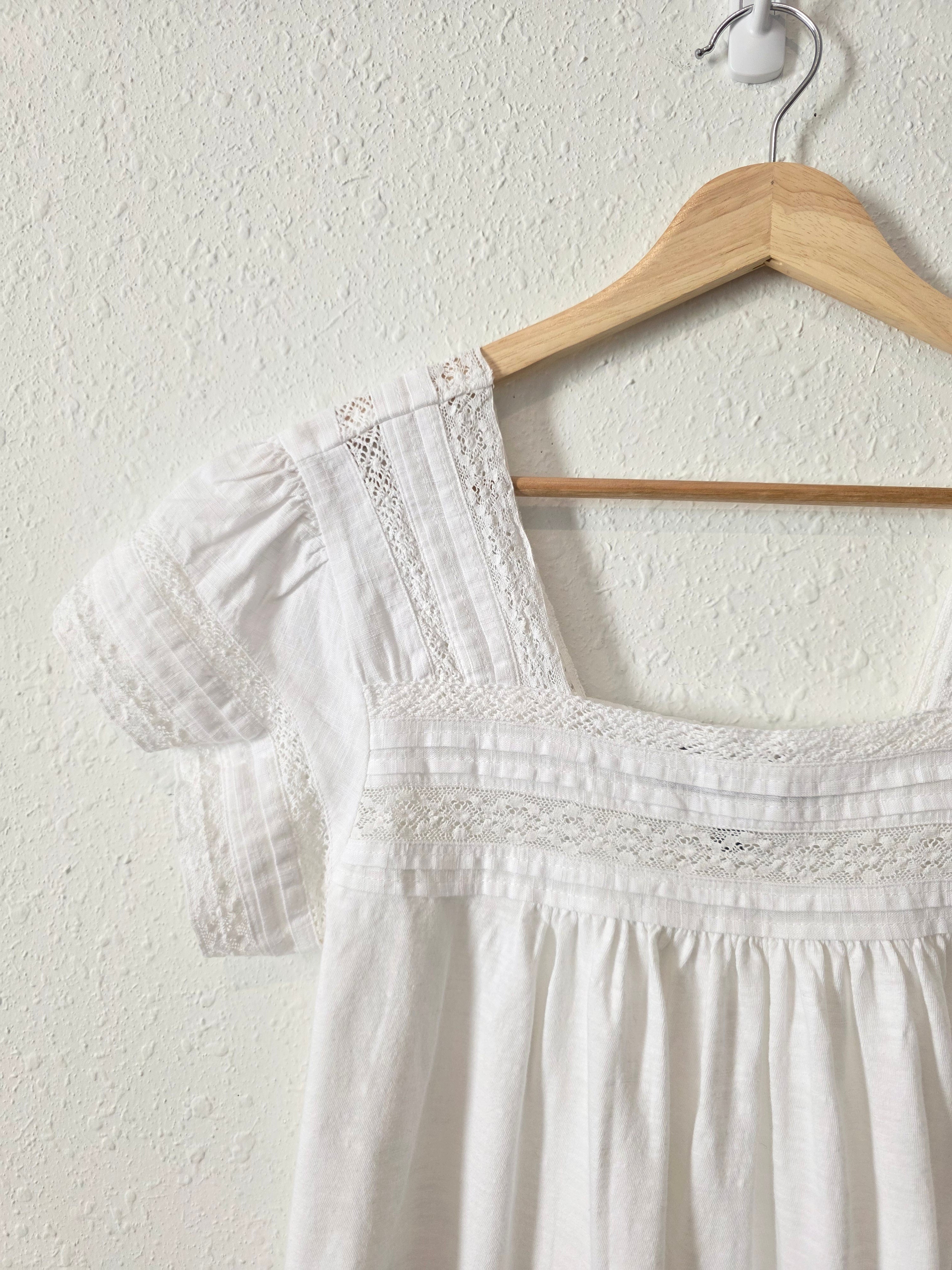 Wyse Cotton Lace Top (S)