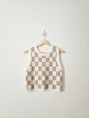 Neutral Checkered Tank (M)