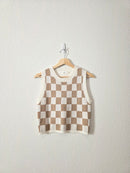 Neutral Checkered Tank (M)