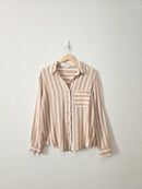 Gentle Fawn Cotton Gauze Button Up (M)