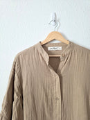 Oversized Cotton Gauze Tunic (S)
