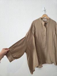Oversized Cotton Gauze Tunic (S)